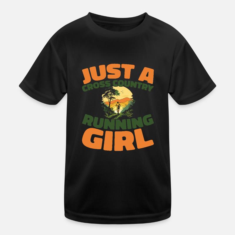 Xc Runner Course de cross-country T-shirt sport Enfant