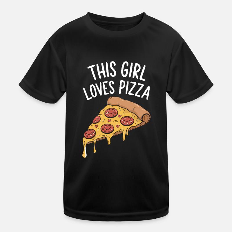 Pizza Spruch Witz Pizzeria Lustiges Pizza Geschenk Kinder Funktions-T-Shirt