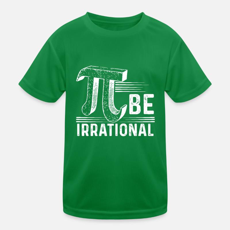 Pi Day Pi Irrational Kids Functional T-Shirt