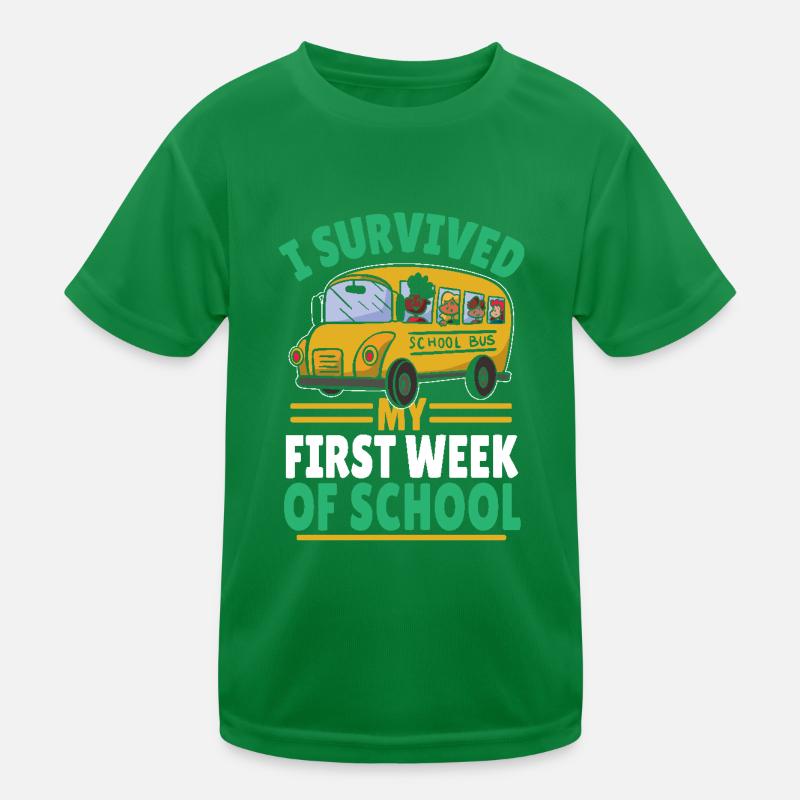 Student life, start of school, school survived Kids Functional T-Shirt