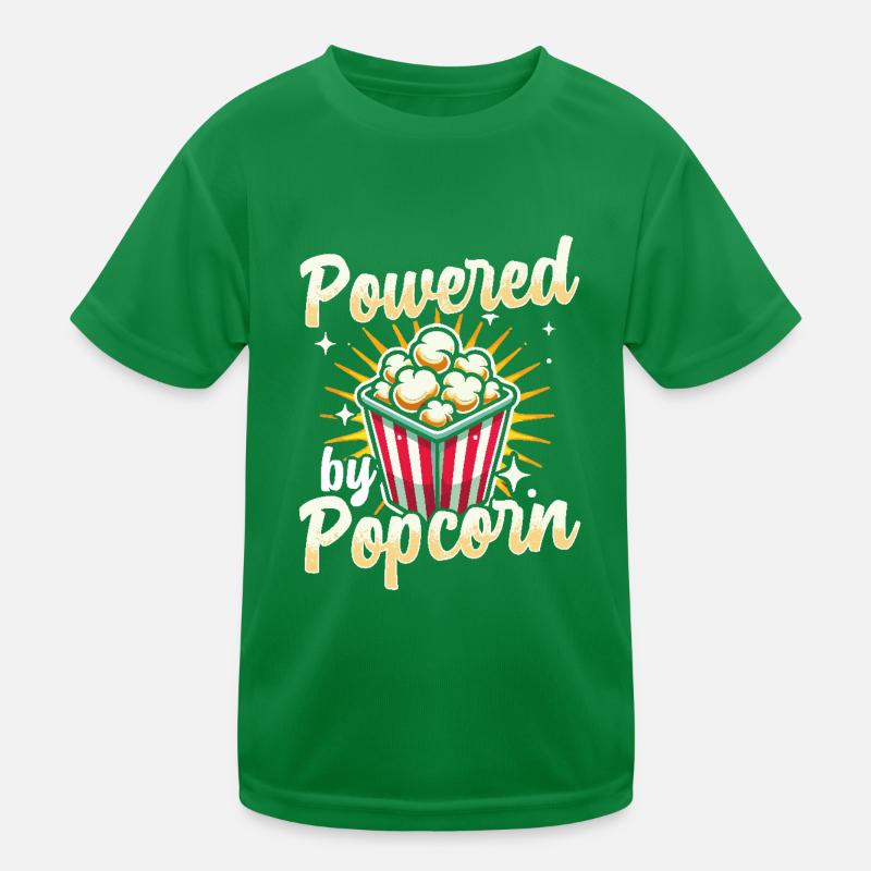 Powered by Popcorn Kids Functional T-Shirt