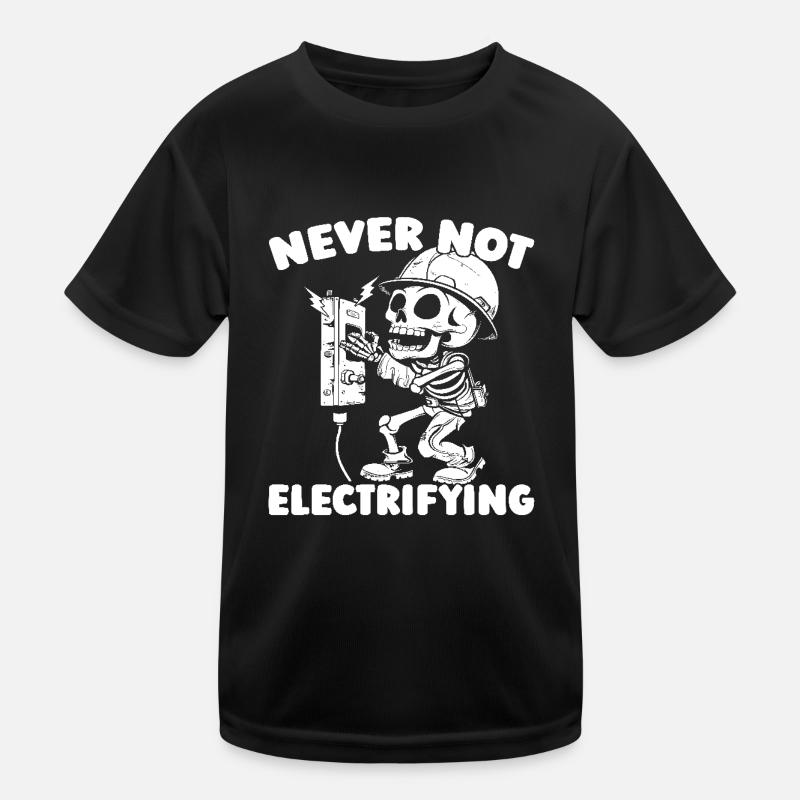 Electrician Electronics Technician Kids Functional T-Shirt