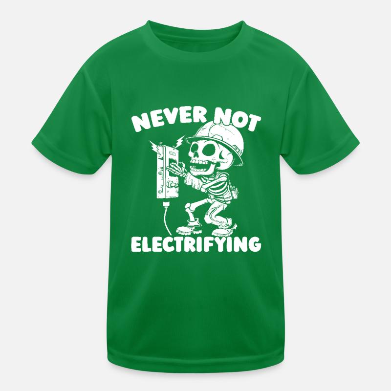 Electrician Electronics Technician Kids Functional T-Shirt