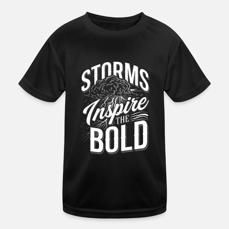 Whimsical Weather Patterns, Whimsical Clouds, Funny Kids Functional T-Shirt