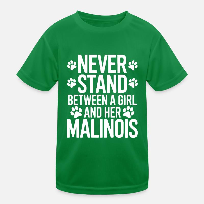 Belgian Shepherd Saying Malinois Gift Kids Functional T-Shirt