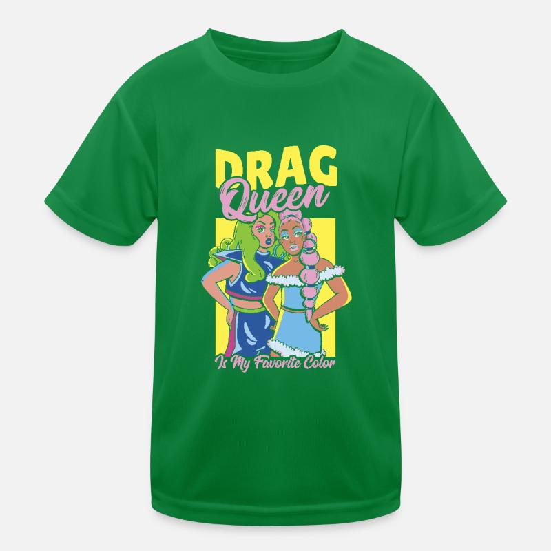 Poupée Visage Boîtes de nuit Cabarets Drag Queen Pride T-shirt sport Enfant