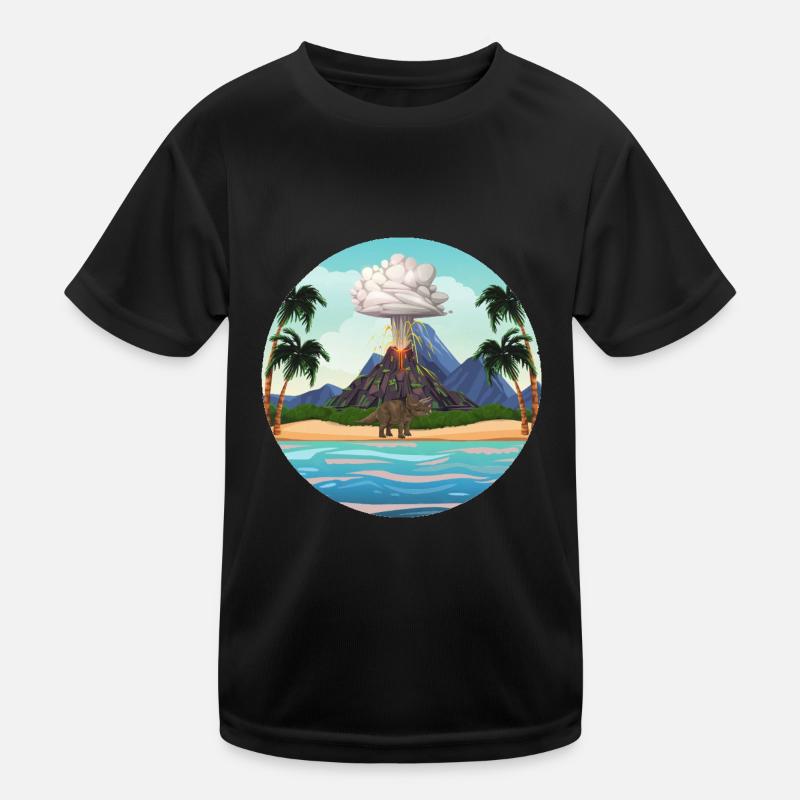 Dino Island Kids Functional T-Shirt