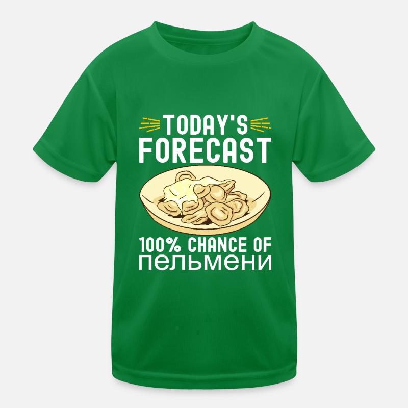 Pelmeni Russische Küche Kinder Funktions-T-Shirt