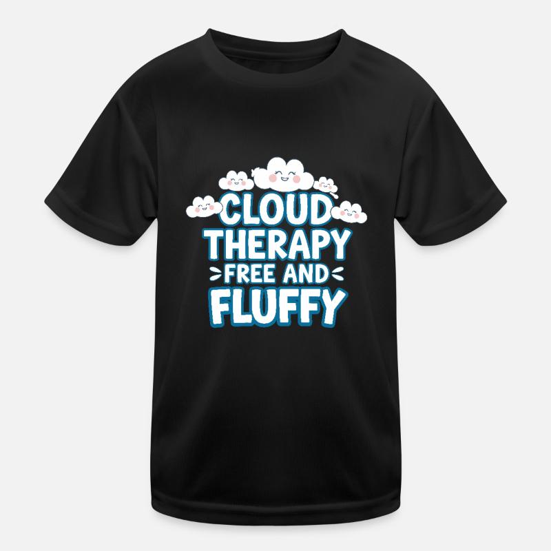 Cloudy view, Relaxing sky, Dreamy Kids Functional T-Shirt