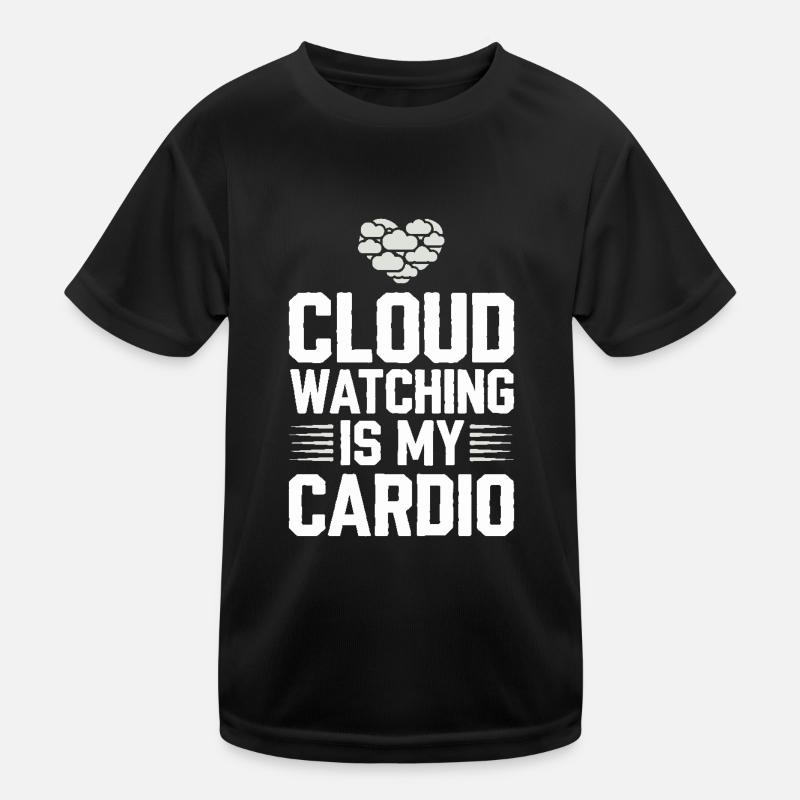 Cloudy view, Relaxing sky, Dreamy Kids Functional T-Shirt