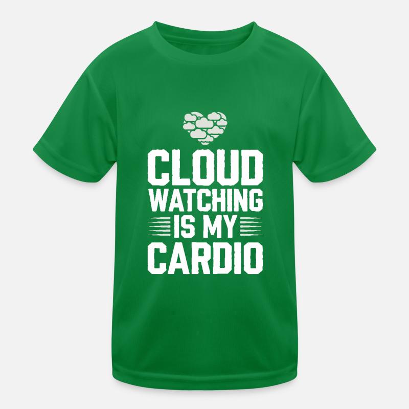 Cloudy view, Relaxing sky, Dreamy Kids Functional T-Shirt