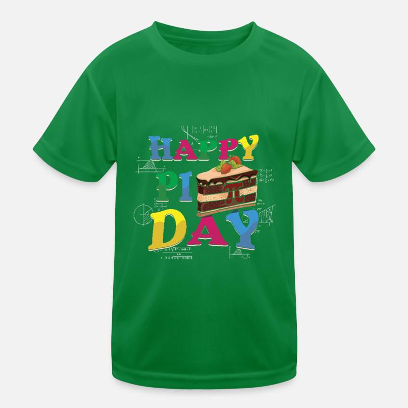 Bonne journée Pi avec gâteau et maths T-shirt sport Enfant