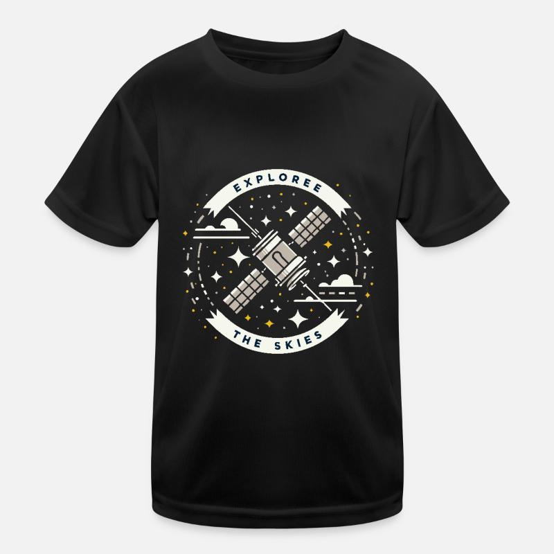 ERKUNDEN SIE DIE LÜFTE Kinder Funktions-T-Shirt