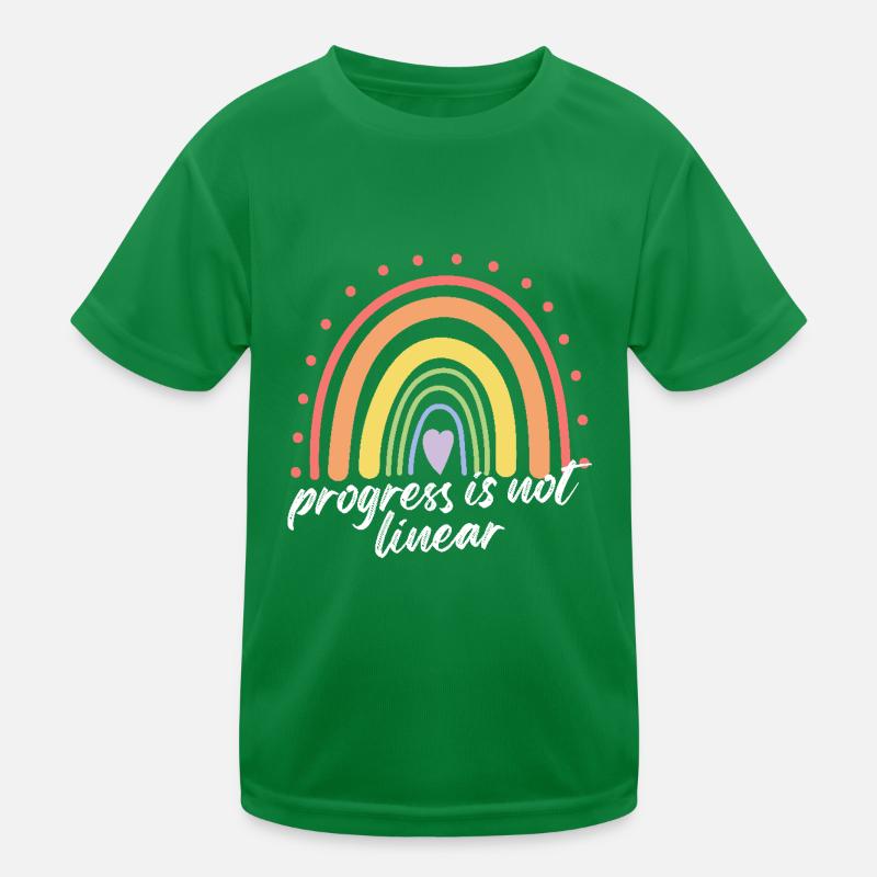 Progress Is Not Linear Special Education Teacher Kinder Funktions-T-Shirt