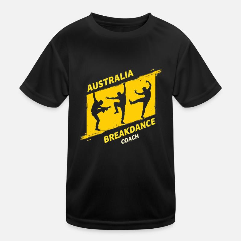 Breakdance Coach Motif – Dancer Outfit with Style Kids Functional T-Shirt