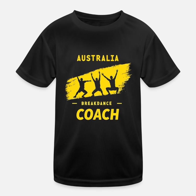 Breakdance Coach Motif – Dancer Outfit with Style Kids Functional T-Shirt