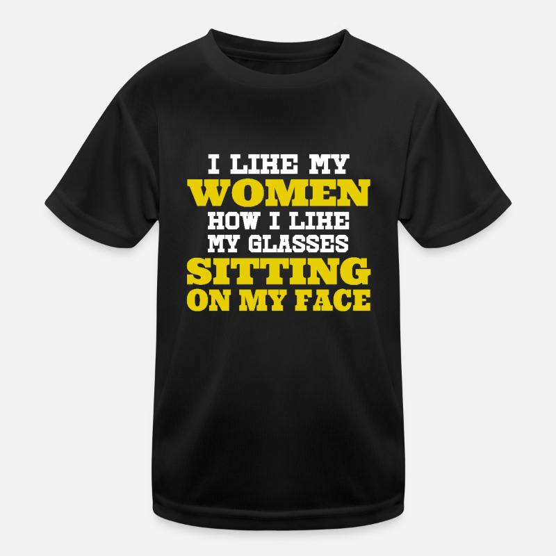 Des femmes assises sur mon visage une provocation T-shirt sport Enfant