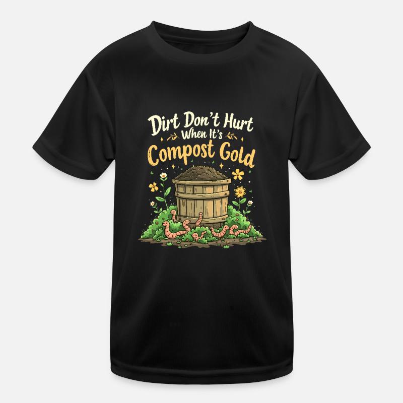 Adeptes du compostage Jardinage durable T-shirt sport Enfant