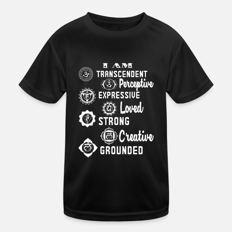 Chakra Chakra I Am Loved Strong Creative Kids Functional T-Shirt