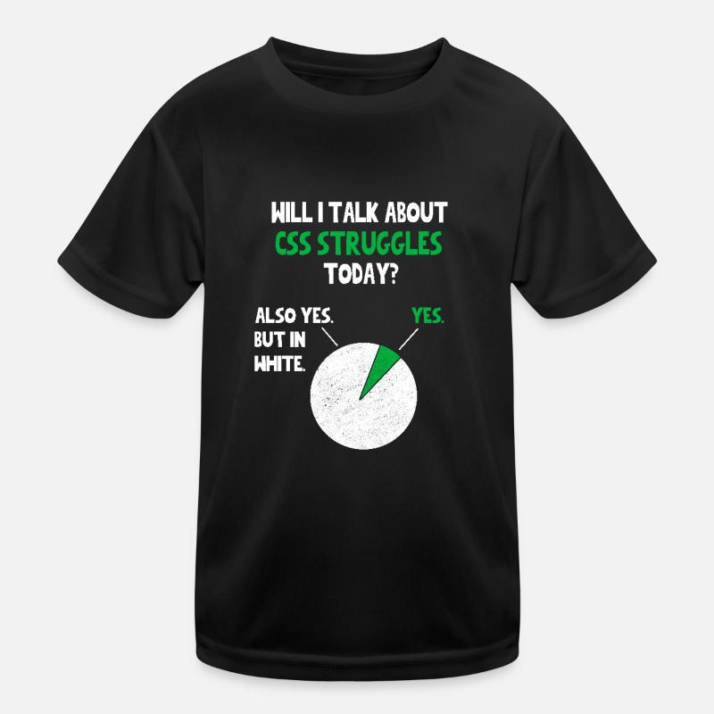 Programmierer Webentwickler Programmierer Werde ich über F sprechen - Kinder Funktions-T-Shirt - Schwarz