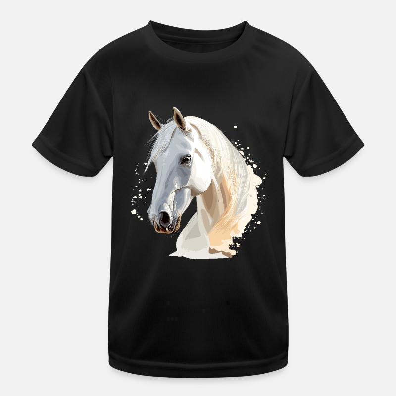 Cheval Chevaux Équitation Cavalier Cavalier Cheval sauvage T-shirt sport Enfant