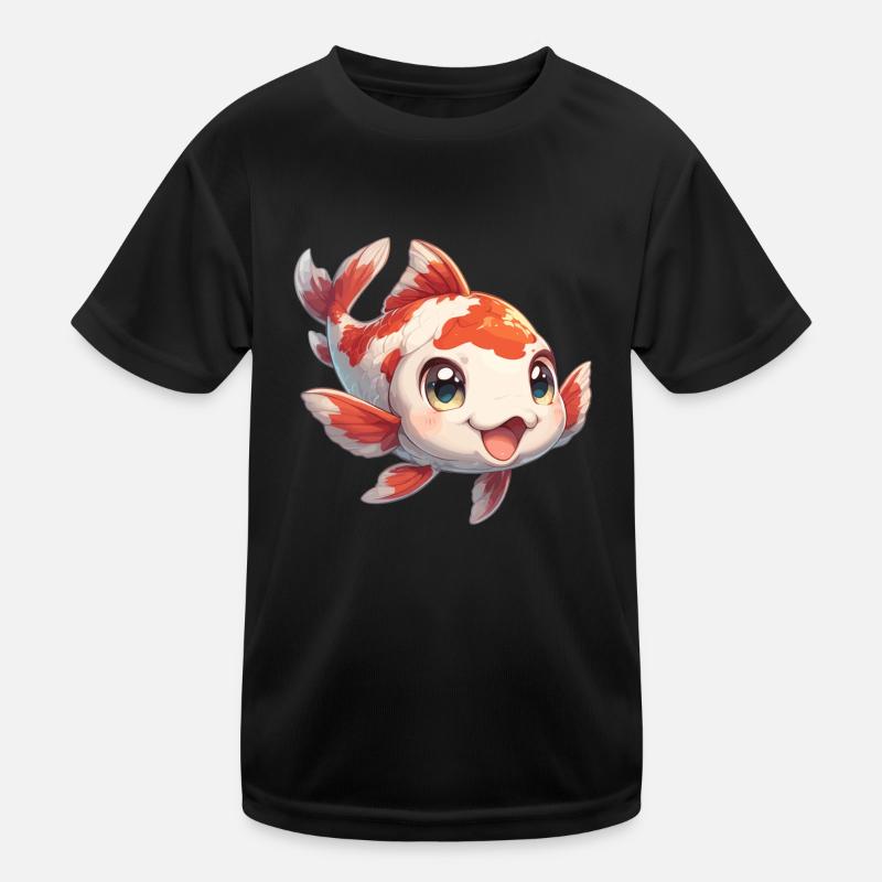 Kois Koi Karpfen Kinder Funktions-T-Shirt