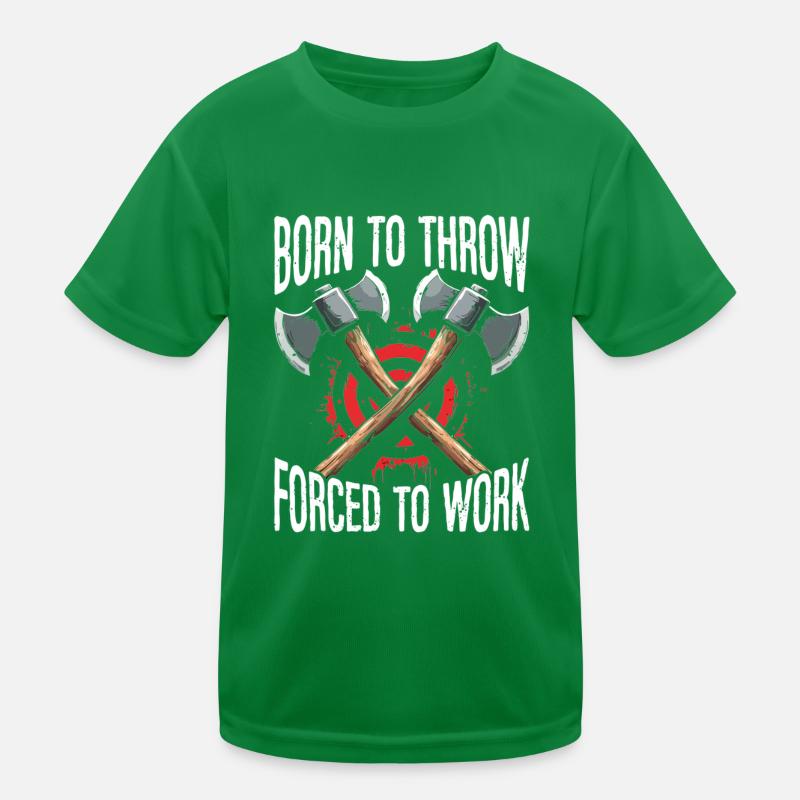 Axt Werfen Axt Werfer Axe Throwing Kinder Funktions-T-Shirt