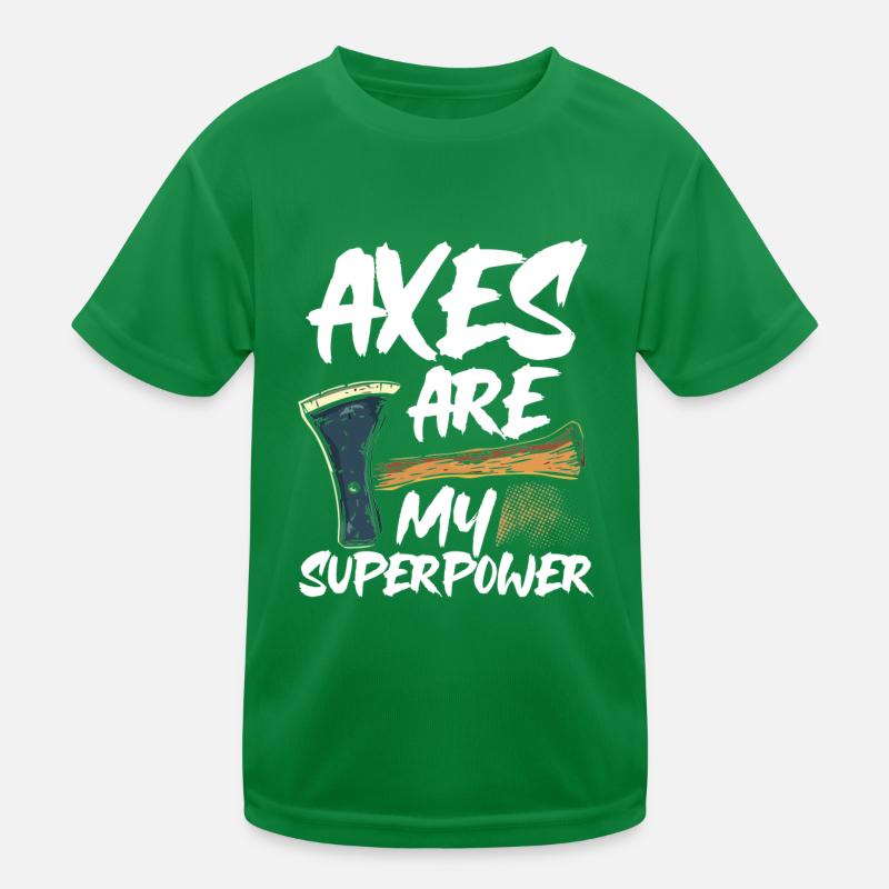Axt Werfen Axt Werfer Axe Throwing Kinder Funktions-T-Shirt