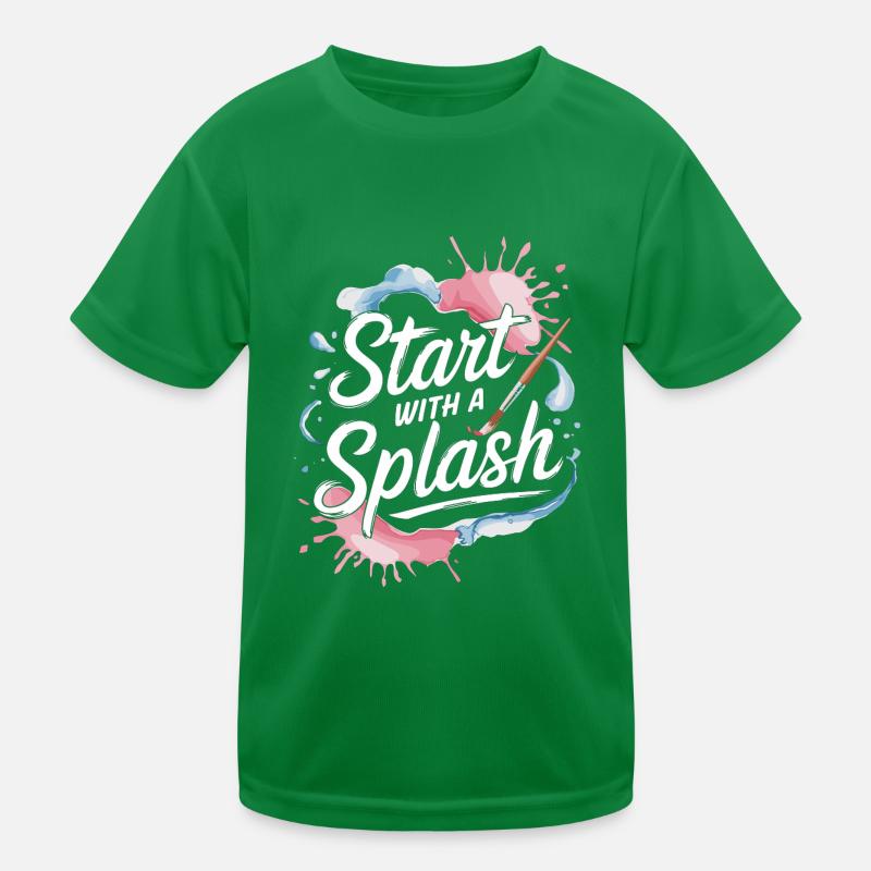 Passe-temps créatif pour les débutants dans le T-shirt sport Enfant