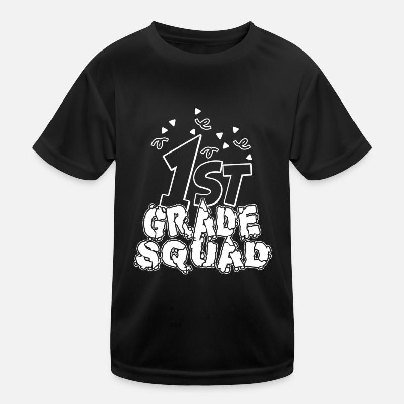1st Grade Teacher 1st Grade Squad Kids Functional T-Shirt
