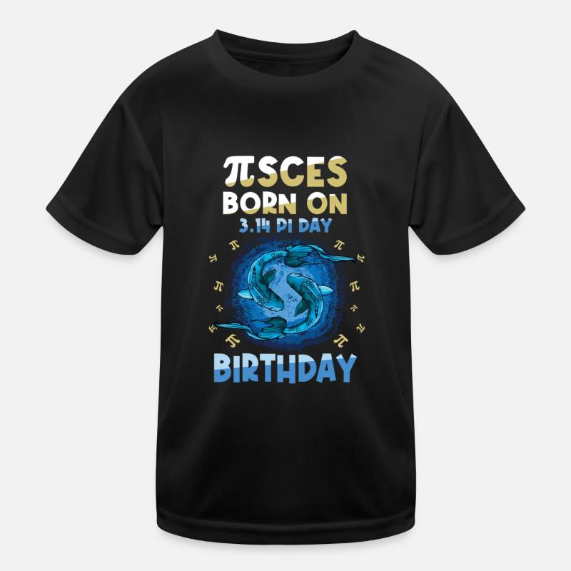 Pi Day Poissons nés le 3.14 Anniversaire T-shirt sport Enfant