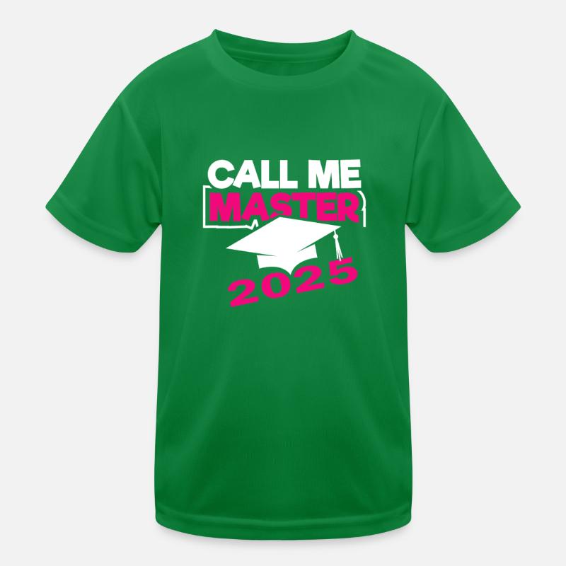 Master 2025 Diplôme de Master Graduation T-shirt sport Enfant