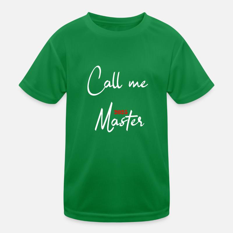 Master 2025 Masterabschluss Sponsion Graduation Kinder Funktions-T-Shirt