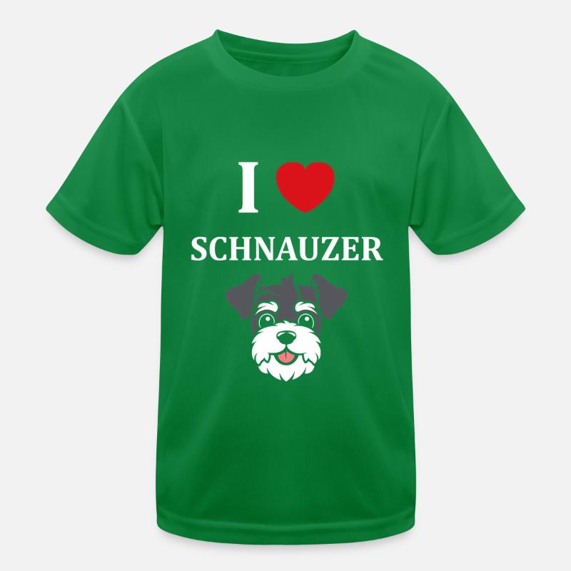 Schnauzer Kinder Funktions-T-Shirt