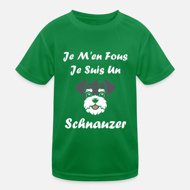 Schnauzer Kinder Funktions-T-Shirt