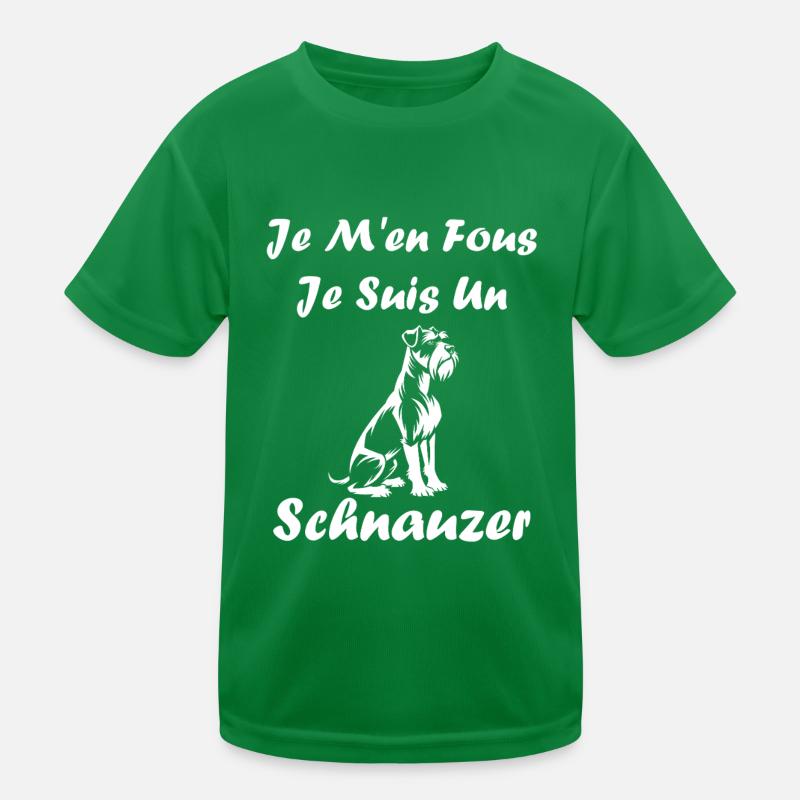 Schnauzer Kinder Funktions-T-Shirt