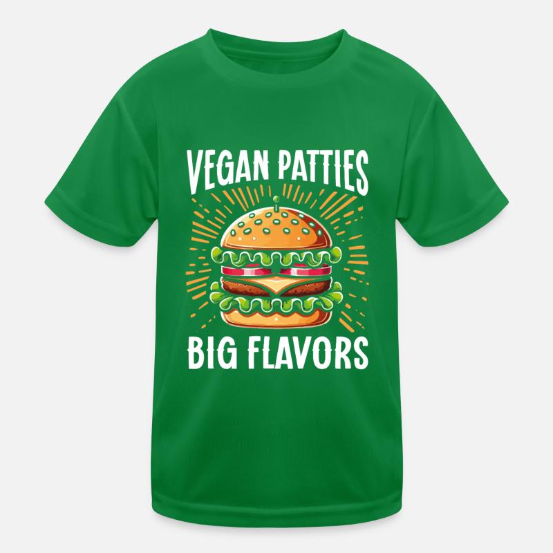 Vegetarischer Burger Veganer Burger Veggie-Burger Kinder Funktions-T-Shirt