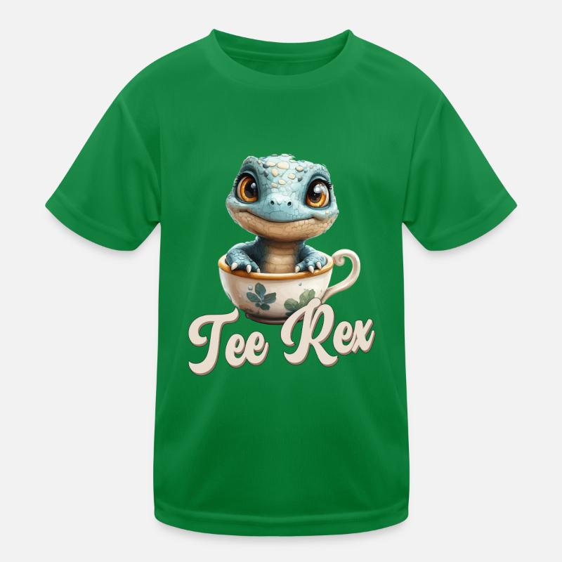 Jeu de mots drôle Dino Tee Rex T-shirt sport Enfant