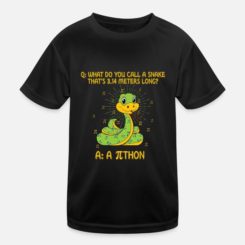 Pi Tag Snake : Quelle est la longueur de 3,14 m ? T-shirt sport Enfant