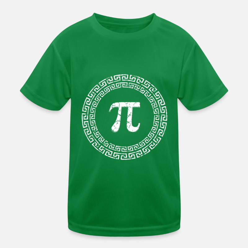 Pi Day Griechisches Muster Design Kinder Funktions-T-Shirt