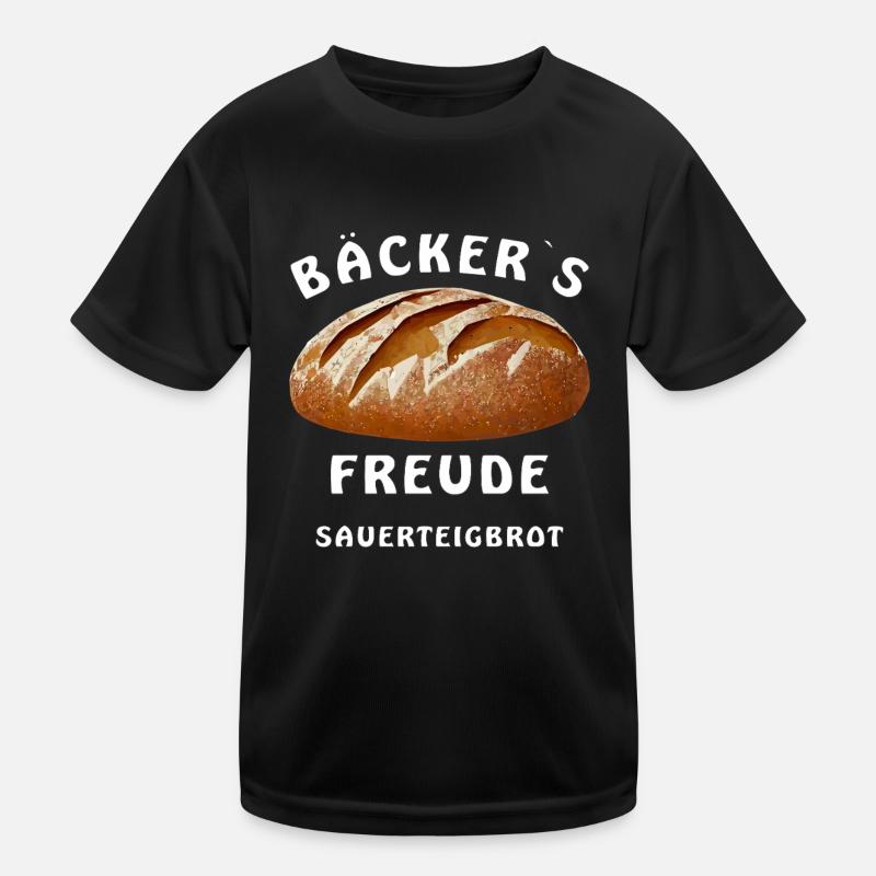 BROT BÄCKER ́S FREUDE SOURDOUGH BREAD Kids Functional T-Shirt