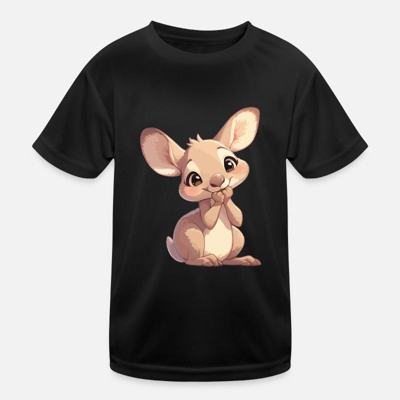 Kängurus Känguru Kinder Funktions-T-Shirt