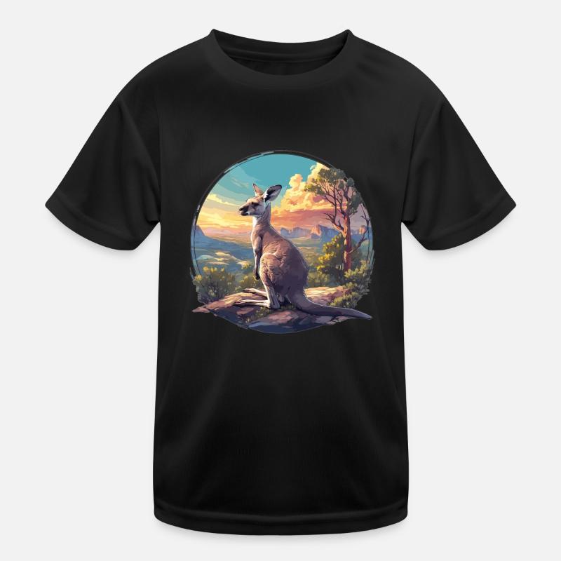Kangaroos Kangaroo Kids Functional T-Shirt