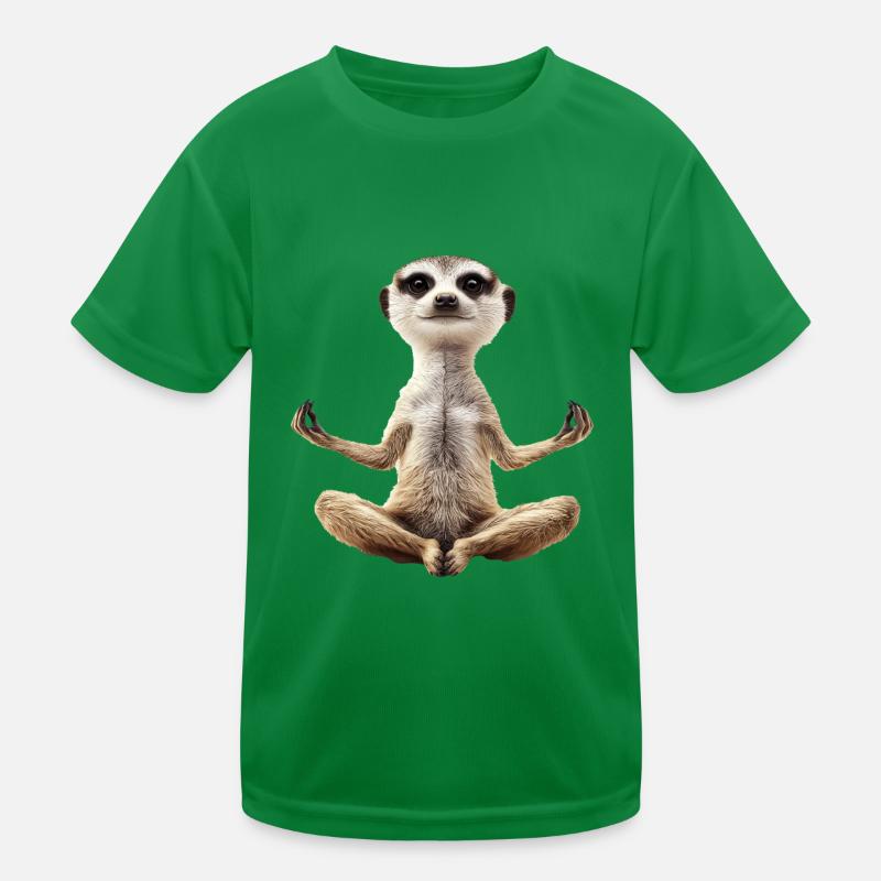 Erdmännchen Kinder Funktions-T-Shirt