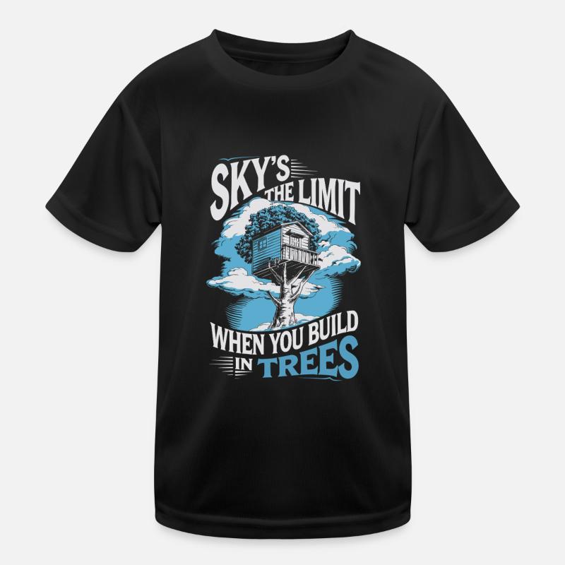 Baumhausbauer Diy-baumhausbau Kinder Funktions-T-Shirt