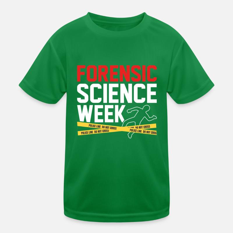 Forensic Science Criminology Funny Forensic Kids Functional T-Shirt