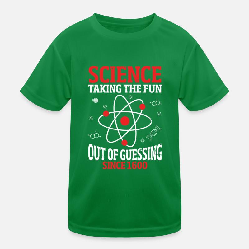 Taking The Fun Out Of Guessing Funny Lab Science Kids Functional T-Shirt