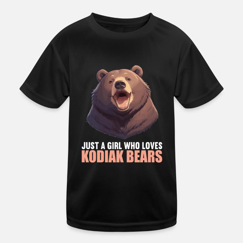 Kodiakbären Kodiakbär Kinder Funktions-T-Shirt