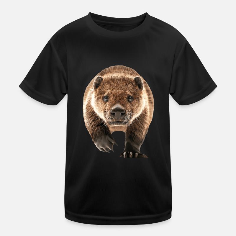 Biber Kinder Funktions-T-Shirt