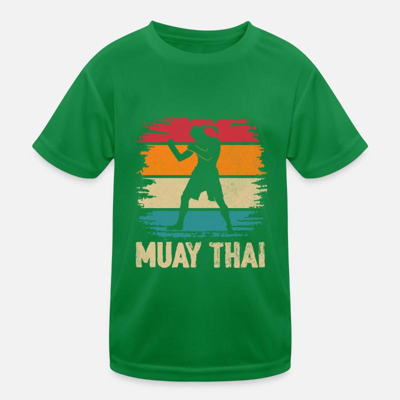 Muay Thai Retro Thai Boxe Art de huit membres T-shirt sport Enfant